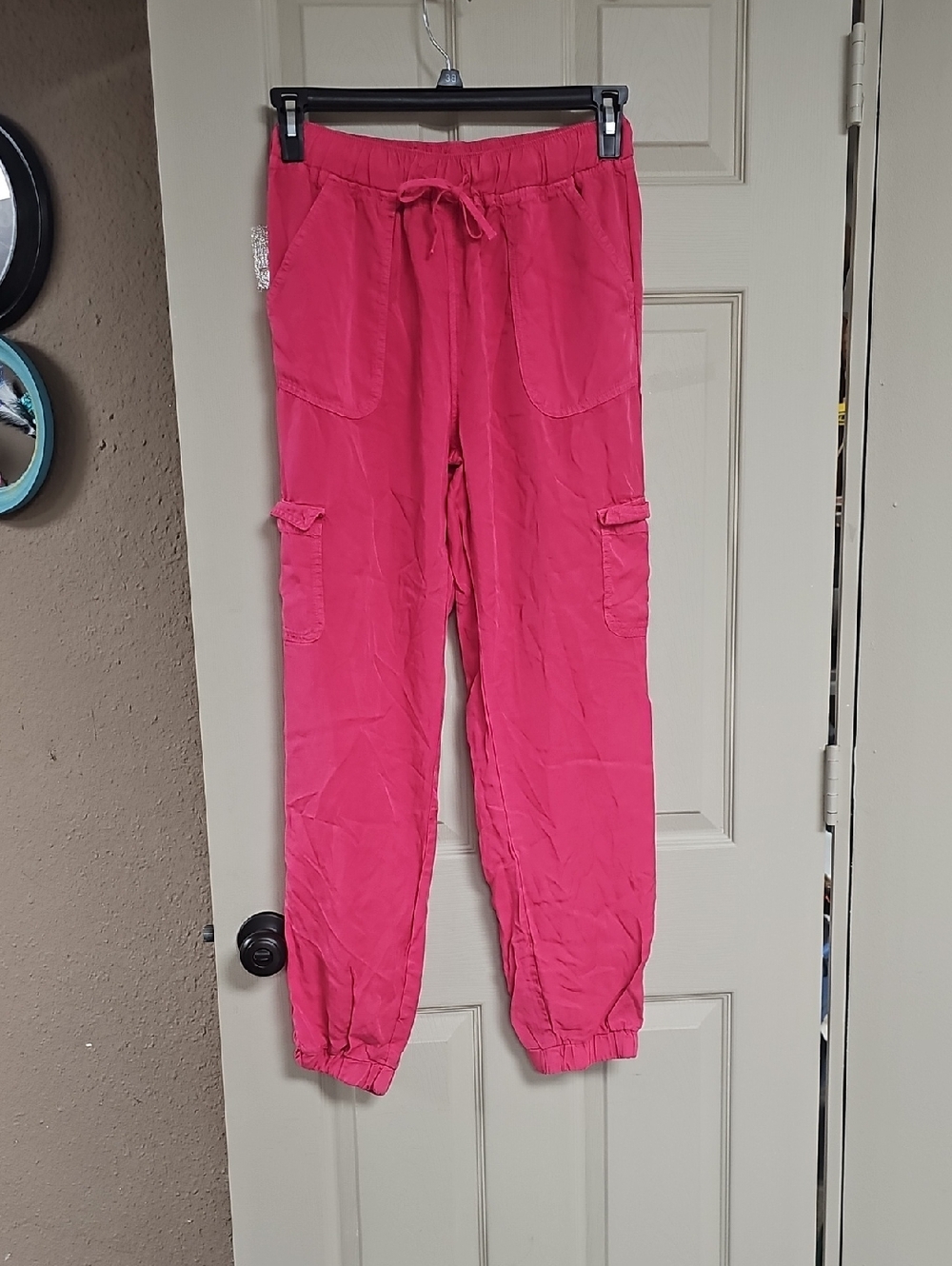 Cargo Jogger Pants - Pink